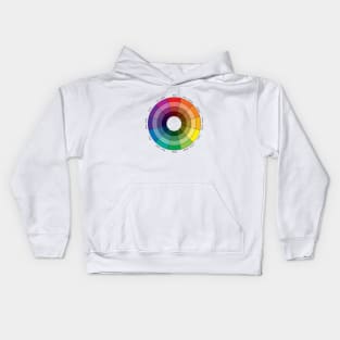 Color Wheel Art Teacher Kids Hoodie